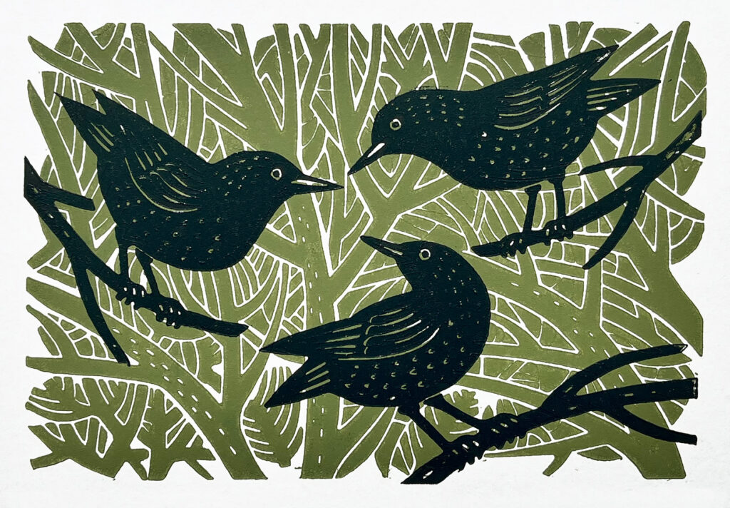 Andrew Sahrman - Three Starlings